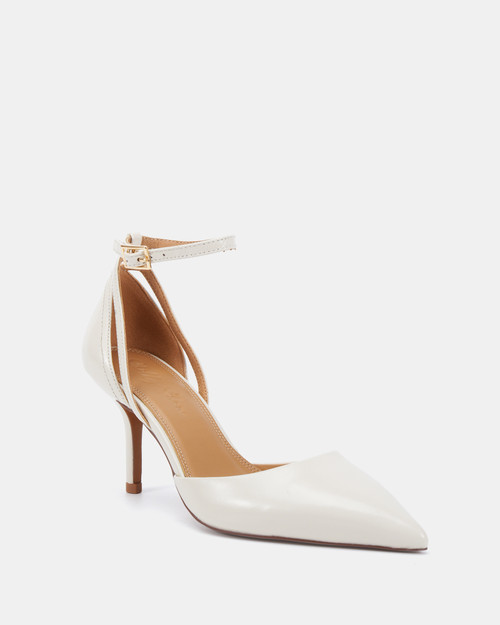 Maya Ivory Leather Heel & Wittner & Wittner Shoes