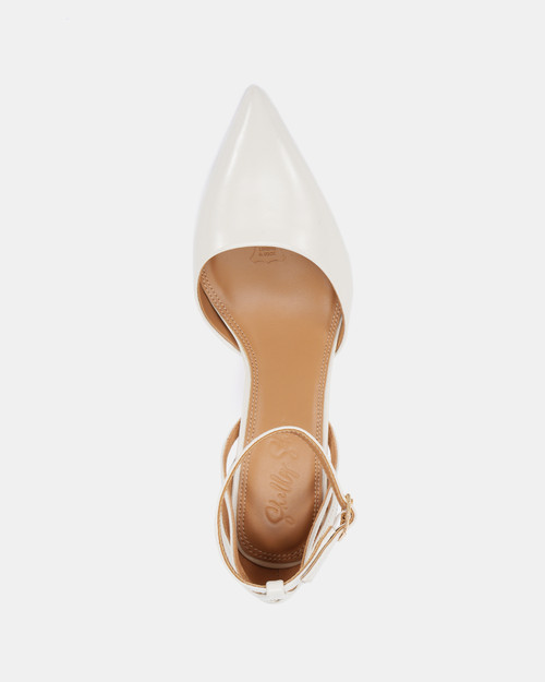 Maya Ivory Leather Heel & Wittner & Wittner Shoes