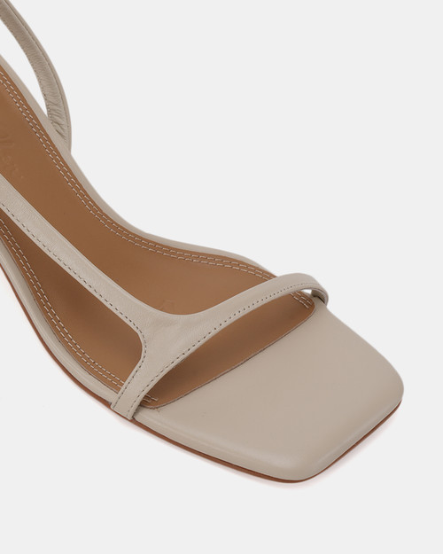 Narcisco Chalk Leather Heel & Wittner & Wittner Shoes