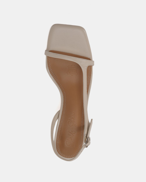 Narcisco Chalk Leather Heel & Wittner & Wittner Shoes