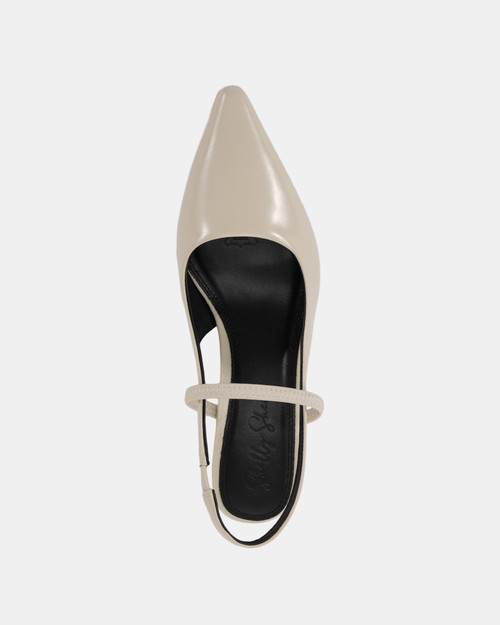 Mingle Chalk Leather Slingback & Wittner & Wittner Shoes