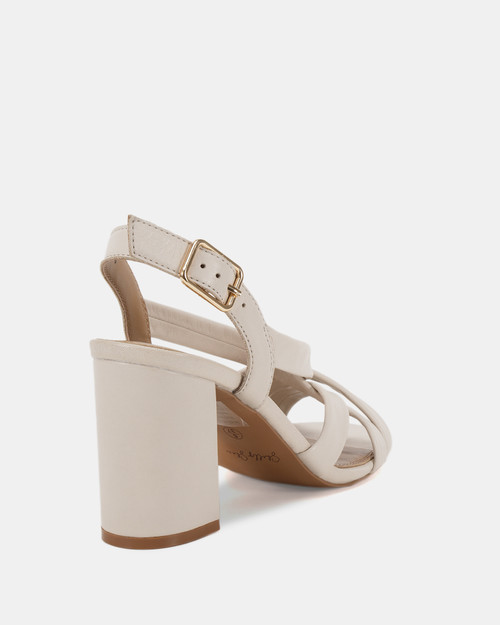 Nova Chalk Leather Heel & Wittner & Wittner Shoes