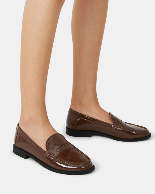 Burke Syrup Patent Leather Loafer & Wittner & Wittner Shoes
