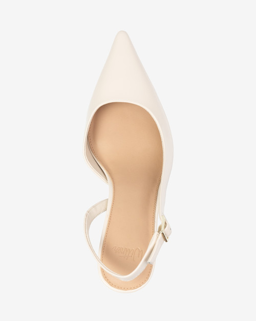 Livy Vintage Ivory Leather Slingback & Wittner & Wittner Shoes