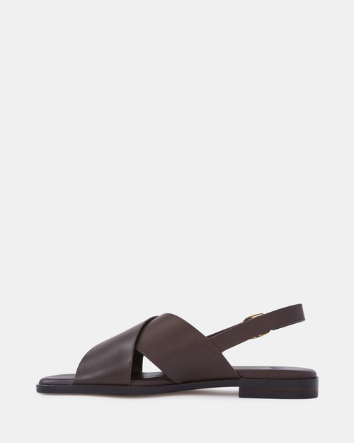 Deon Ebony Leather Sandal & Wittner & Wittner Shoes