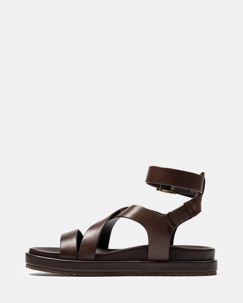 Bryer Ebony Leather Sandal & Wittner & Wittner Shoes