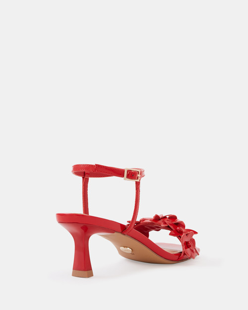 Kori Glazed Cherry Patent Leather Sandal & Wittner & Wittner Shoes