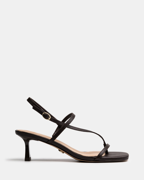 Koda Espresso Leather Strappy Heel & Wittner & Wittner Shoes