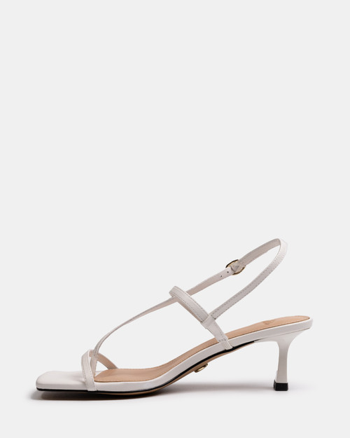 Koda Off White Leather Strappy Heel & Wittner & Wittner Shoes