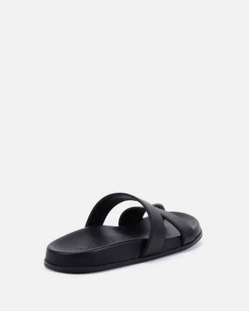 Adair Black Leather Sandal & Wittner & Wittner Shoes