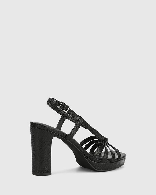 mini block heel sandals