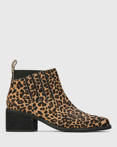 long leopard print boots