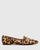 Packham Leopard Print Hair Pointed Toe Loafer. 