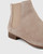 Daley Stone Suede Round Toe Double Gusset Ankle Boot. 