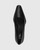 Grafton Black Leather Kitten Heel Pump 