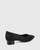 Armin Black Hair-on Leather Pointed Toe Block Heel 