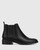 Sheppard Black Leather Ankle Boot 