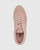Oates Pink Nubuck Leather Lace Up Sneaker 
