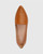 Packhamm Tan Leather Pointed Toe Flat. 
