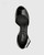 Inka Black Patent Leather Stiletto Heel Sandal. 