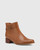 Bayley Cognac Leather Ankle Boot 