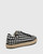 Ohara Black Gingham Lace Up Espadrille Sneaker. 
