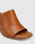 Cremorne Dark Cognac Leather Block Heel Sandal 