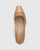 Likitha Sunkissed Tan Leather With Patent Toe Pump 