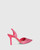 Quannah Hot Pink Recycled Satin Stiletto Heel 