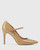 Hanner Taupe Patent &  Leather Stiletto Heel . 