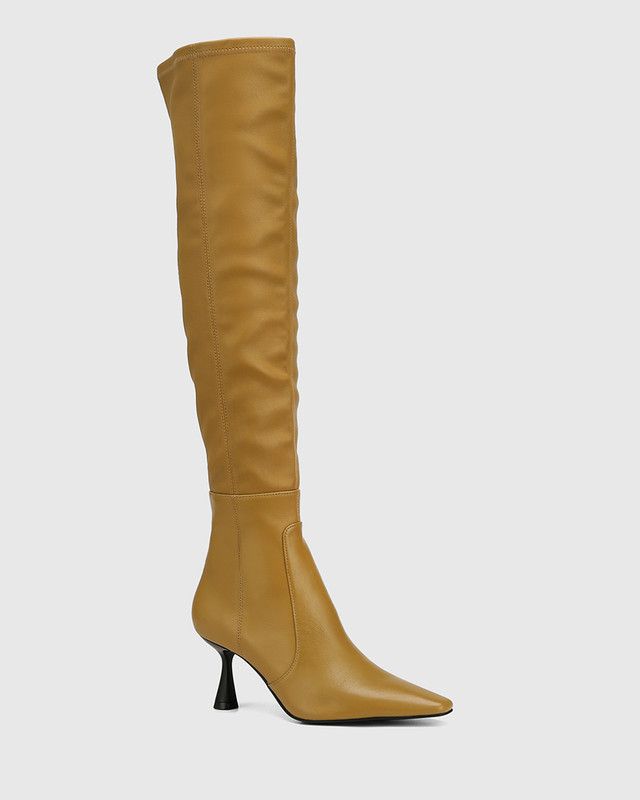 leopard low heel pumps