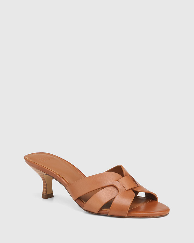 Veronica Stone Textile Wedge Heel Slingback