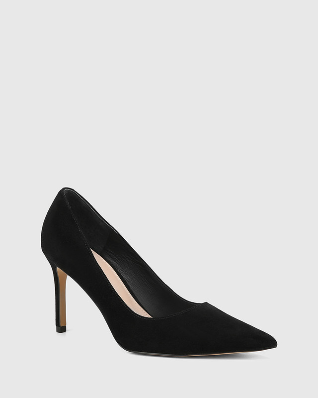 ASOS DESIGN Wide Fit Placid high block heels in black | ASOS