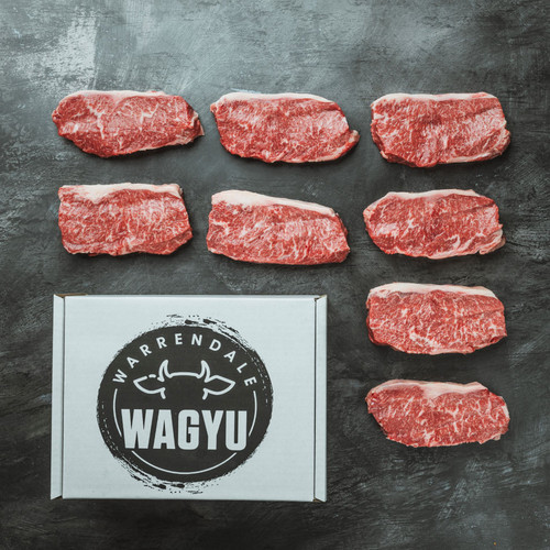 British Wagyu Sirloin Box raw steaks