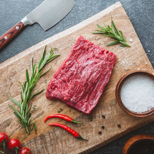 British Wagyu Bavette Steak 227g grass-fed fresh-cut raw beef