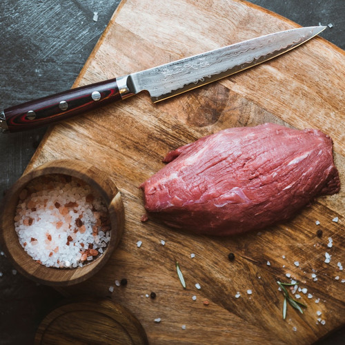 British Wagyu Fore Fillet Steak 200g raw marbled beef