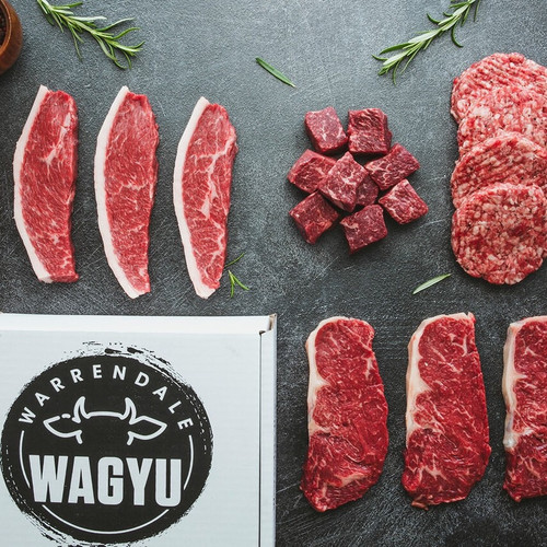 Large British Wagyu BBQ Box raw steaks and burgers