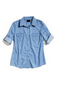 [Sample] Levi's, blue denim womens shirt