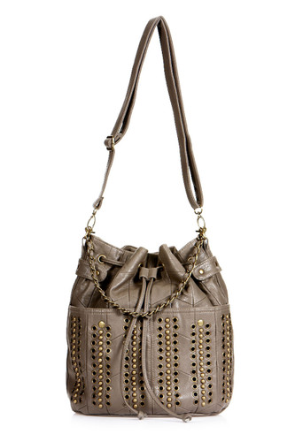 [Sample] Coco Lee, coins are Kumis brown leather bag
