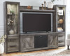 Wynnlow Gray LG TV Stand w/Fireplace Option