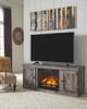 Wynnlow Gray LG TV Stand w/Fireplace Option