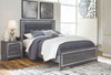Lodanna Gray 8 Pc. Dresser, Mirror, Chest, Queen Panel Bed & 2 Nightstands