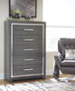 Lodanna Gray 6 Pc. Dresser, Mirror, Chest & Queen Panel Bed with Storage