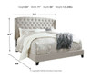 Jerary Gray Queen Upholstered Bed