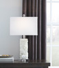 Malise White Alabaster Table Lamp (1/CN)