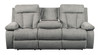 Mitchiner Fog Reclining Sofa w/ Drop Down Table