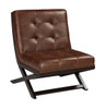 Sidewinder Brown Accent Chair