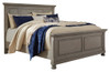 Lettner Light Gray 5 Pc. Dresser, Mirror & California King Panel Bed