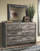 Wynnlow Gray 4 Pc. Dresser, Mirror & King Panel Bed