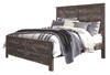 Wynnlow Gray 5 Pc. King Crossbuck Panel Bed & 2 Nightstands